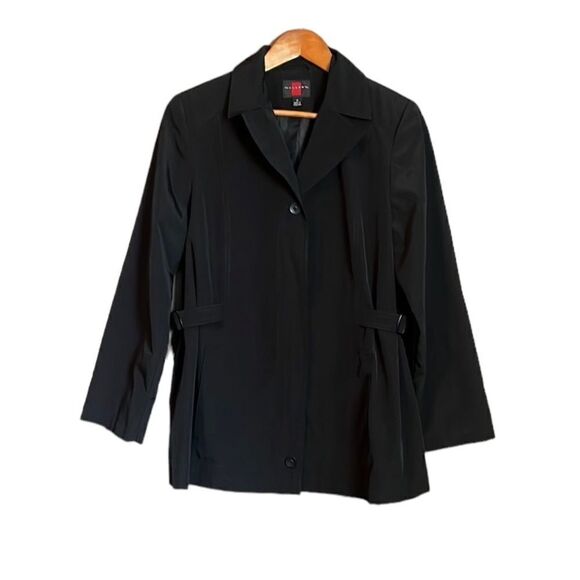 Gallery black coat water resistant. Size small - Picture 1 of 12